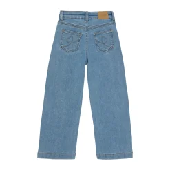 Wide Loose Fit Jeans Light Dusty Blue>Minymo New