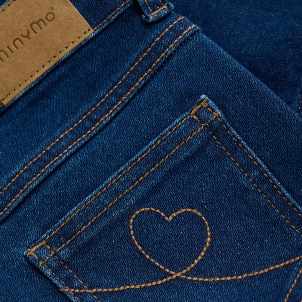 Wide Loost Fit Jeans Denim>Minymo Sale