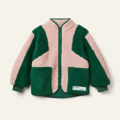 Wilderness Teddy-pälsjacka Blush Pink Python Green>Wynken Online