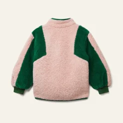 Wilderness Teddy-pälsjacka Blush Pink Python Green>Wynken Online