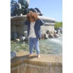 Windy Rain Jacket Mood Blue>Molo Sale