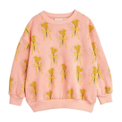 Winter Flowers Aop Tröja Rosa>Mini Rodini Sale