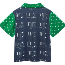 W.K Skjorta Fresh Green Polka Dot>Wynken Outlet