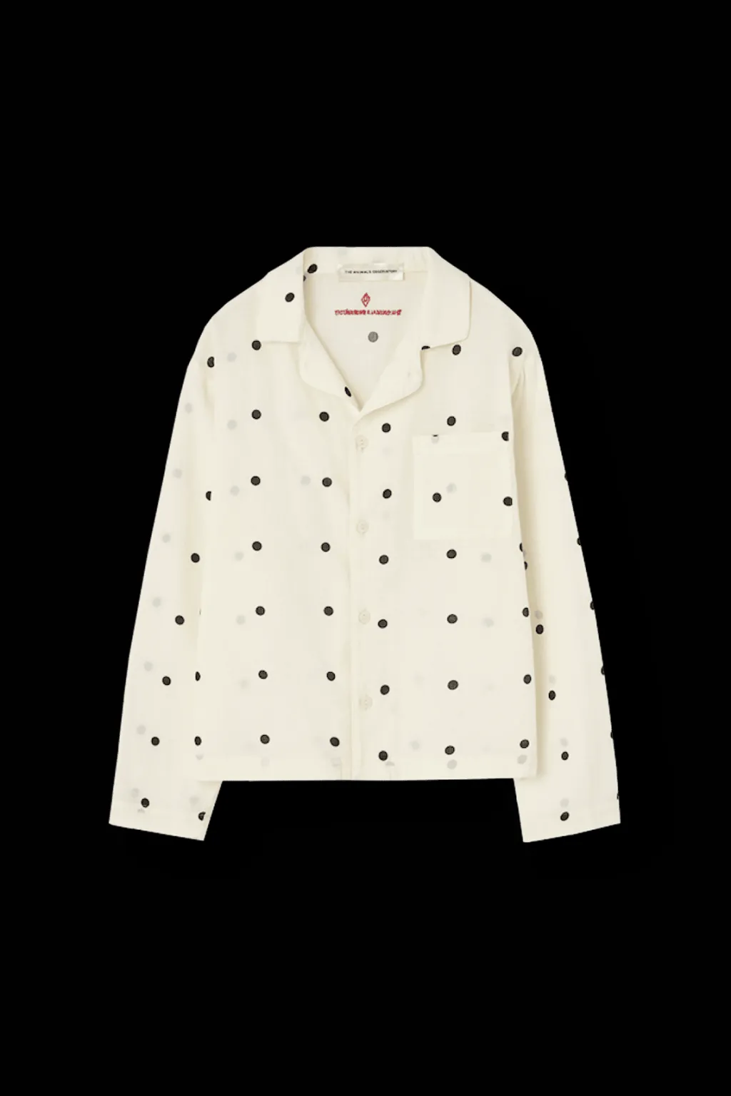 Wolf Skjorta Raw White>The Animals Observatory Sale