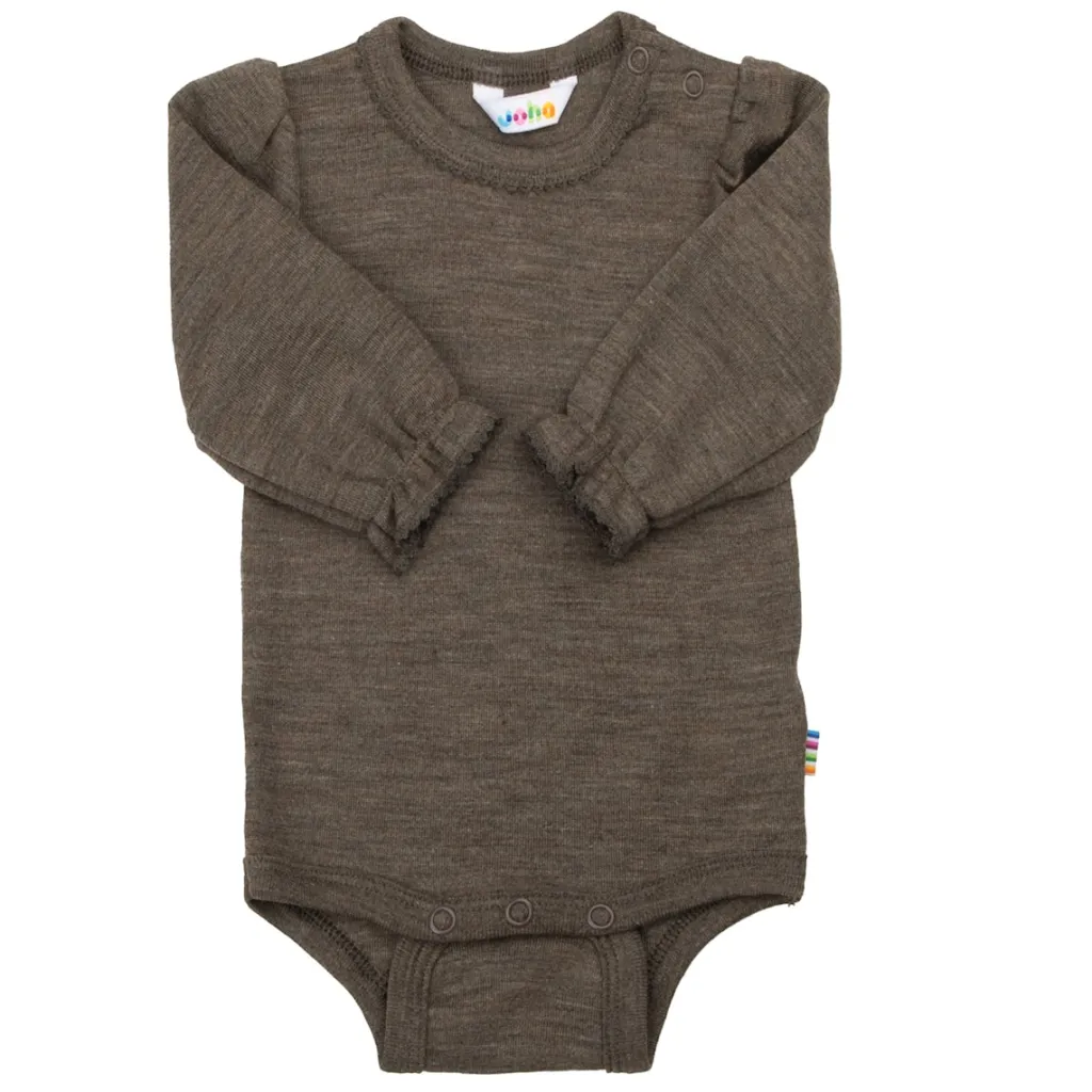 Wool Baby Body Brown Melange>Joha Best