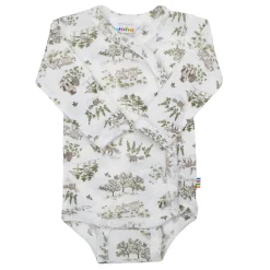 Wool Baby Body Med Sidostängning Off White>Joha Clearance