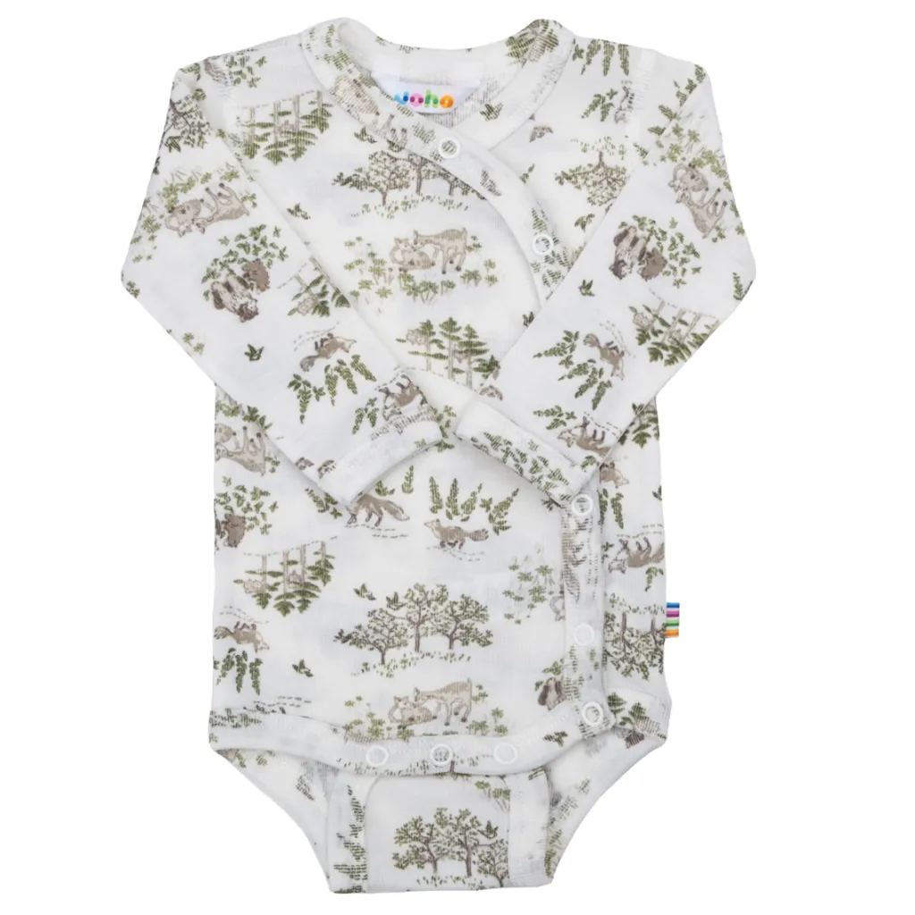 Wool Baby Body Med Sidostängning Off White>Joha Clearance