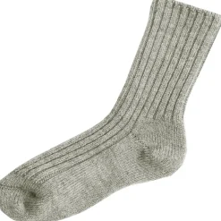 Wool Socks Grey Melange>Joha New