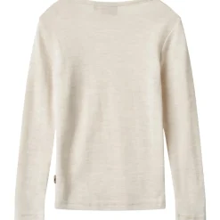 Wool T-Shirt L/S Alfie-1141 eggshell melange><noscript><img width=
