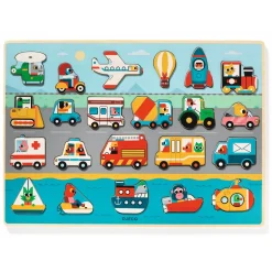 Wroom Pussel 22 Bitar - Transport Multi><noscript><img width=