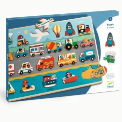 Wroom Pussel 22 Bitar - Transport Multi><noscript><img width=