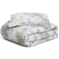 100x130 / 35x55 cm Muslin Blommigt Junior Påslakanset Plumbago>garbo&friends Hot