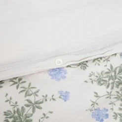 100x130 / 35x55 cm Muslin Blommigt Junior Påslakanset Plumbago><noscript><img width=
