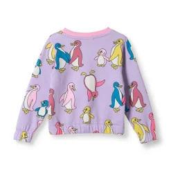 Yapeen Sweatshirt Med Pingviner Lila Heather Purple><noscript><img width=