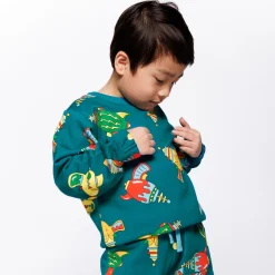 Yapeen With Space Blasters Sweatshirt Petroleum Green><noscript><img width=