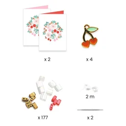 You & Me - Tila And Cherries Armband Kit Multi><noscript><img width=