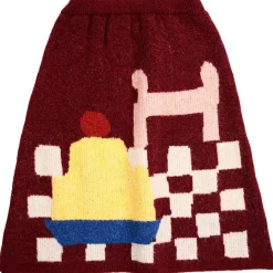 Yummy Cake Stickad Kjol Vinröd>Bobo Choses Online